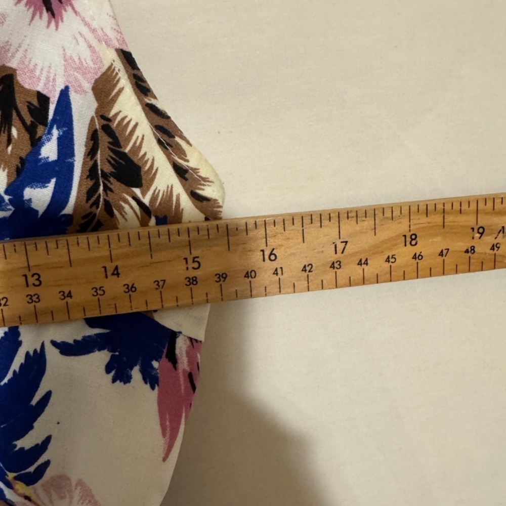 Anthropologie EVERLY womens Summer Dress Sleeveless Floral Keyhole Back Size M - Picture 3 of 5